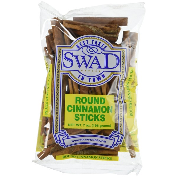 Great Bazaar Swad Round Cinnamon Stick, 7 Ounce