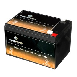 12V 15.3AH Sealed Lead Acid (SLA) Battery - T2 Terminals - compatible with ZB-12-15.3