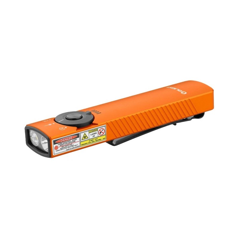 Olight Arkfeld Pro Orange CW Amercian Flag, LED Light/UV/Green Beam,