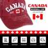 Knstol 2 PCS Canada Baseball Cap,Adjustable Canada Hat for Men