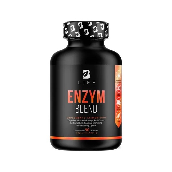 Enzimas Digestivas 90 Cáps 20 Billones Probióticos. B Life