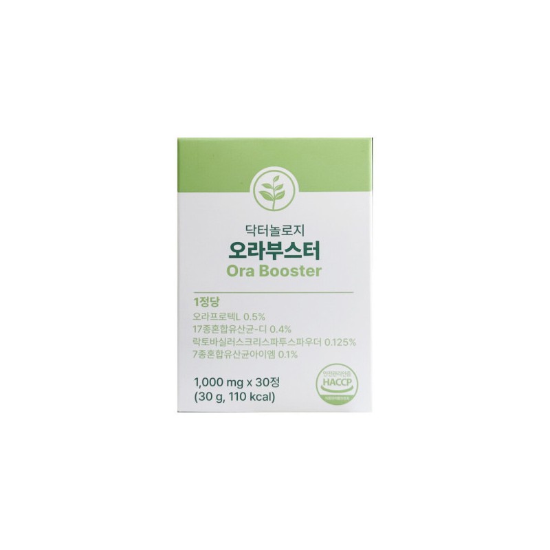 Dr. Nology 닥터놀로지 오라부스터 구강유산균 1000mg x 30정 1개 /