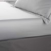 Catherine Lansfield Silky Soft Satin King Fitted Sheet Silver Grey