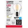 Satco 4-Watt LED E26 Light Bulb, 3000K, 15000 Hour Rating,
