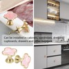 Xinghonyac 8 Pcs Clover Four-Leaf Cabinet Knobs, Cabinet Drawer Pulls