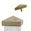 Wooden Post Cap for Posts 9 x 9 cm Impregnated