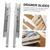 Operitacx 2pcs Heavy Duty Soft Close Drawer Slides Durable Cold