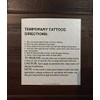 5 Sheet - Black Owned and QoS Temporary Tattoo Pack