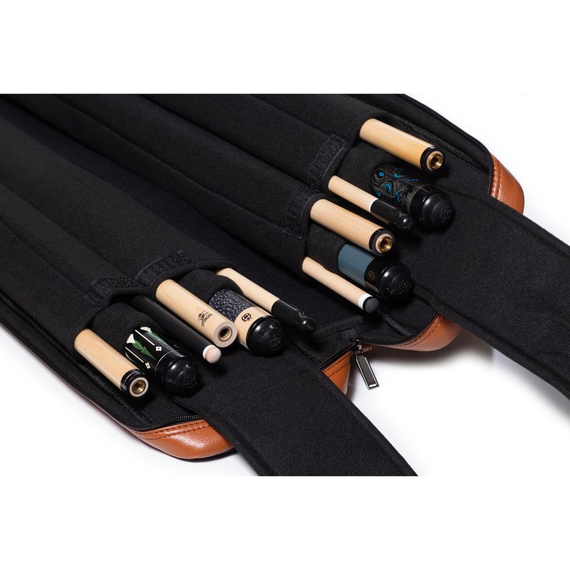 OKKO Billiard Pool Cue Soft Case Brown/Dark Brown 4x8