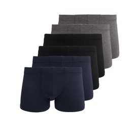 Tazzio BS1003 Men's Boxer Shorts Pack of 6, Mix colours, L