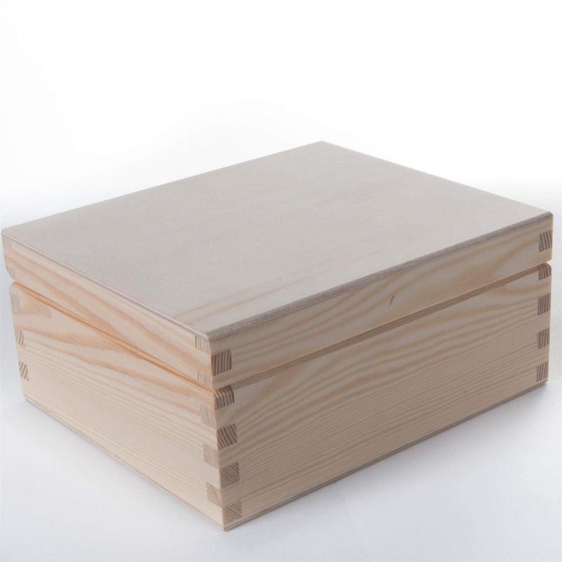 Wooden Decorative Box with 4 Compartments | 18 x 15.5