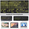 Universal English Large Lettering Keyboard Stickers for PC Computer Laptop