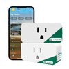 2 Pack Matter Smart Plug Mini Outlet, Compatible with Homekit,