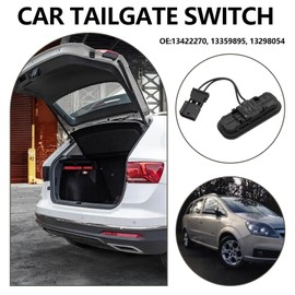 The Lord of the Tools Car Tailgate Opening Switch Tailgate Switch 13422270 Compatible with Opel Zafira C (P12) 2012-2019 Compatible with Astra J (P10) 2009-2015