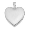 Solid Real 925 Sterling Silver Dove with Cross Heart Locket
