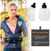 Adjustable Running Belt with Zip Pocket, 2 Water Bottles, 2