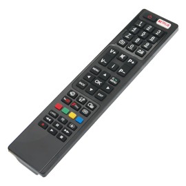 AULCMEET Remote Control,RC4848F New Replace Universal Remote fit for Hitachi Polaroid Bush Smart TV P50D300FP P24D300FP P32FS1956A P50US0956A P43D300FP LED40287FHDCNTDFVP DLED49278HDCNTDFVPA