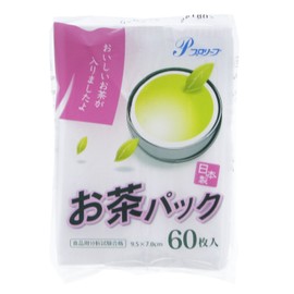 Zenkaku Tea Pack, White, 3.7 x 2.8 inches (9.5 x 7 cm), Made in Japan, Set of 4