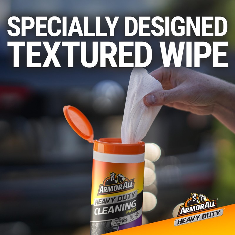 Armor All Heavy Duty Car Cleaning Wipes , Car Wipes