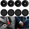 Seat Belt Stop Buttons 4 Sets, Seat-Belt Stopper Clips Snap-On