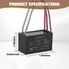 Podoy Ceiling Fan Capacitor CBB61 5 Wire for Compatible with