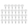 PATIKIL M5x14 mm Knurled Thumb Screws 30pcs Male Thread Round