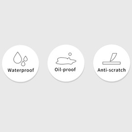 2 Inch Round Thermal Labels, Self Adhesive Circle Waterproof Thermal Labels, Multipurpose Roll Direct Thermal Sticker for DIY Logo Design, 500 Labels/1 Roll