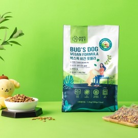 Bugs Dog Vegan Formula 1.2kg + Samples (30g x 2ea) Complimentary) / 벅스독 비건포뮬러1.2kg+샘플(30gx2개 증정)