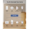 Zoiinet Remote Control Outlet Plug with 2 Switches, Buckle Design
