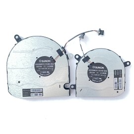 Fleshy Leaf Replacement CPU+GPU Cooling Fan for HP Envy X360 15M-EU 15M-ES 15T-ES 15Z-EU 15-EU TPN-W149 TPN-W150 DC5V Series EG50040S1-1C400-S9A EG50040S1-1C410-S9A M45465-001 M45466-001