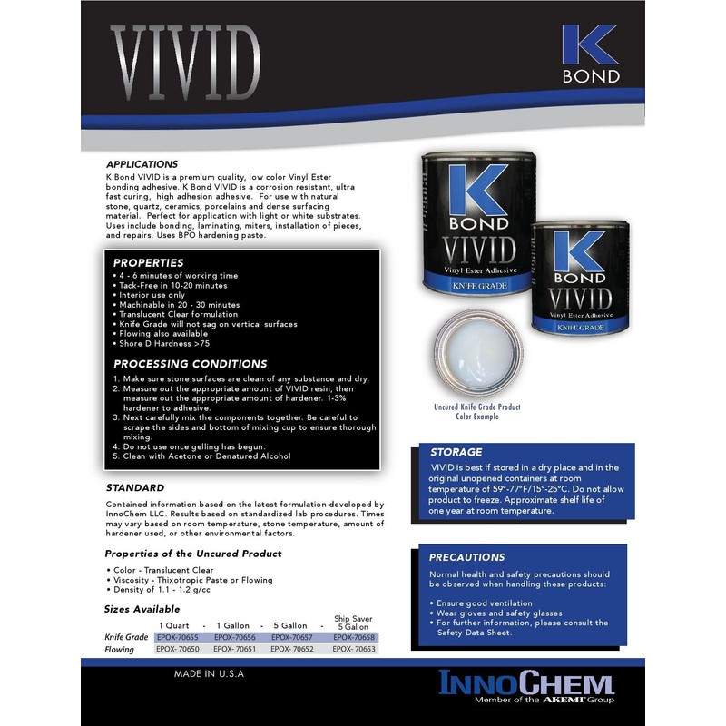 K-Bond Vivid Flowing 1 Quart