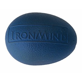 Blue IronMind EGG (firm): Put This Potent Hand Strengthening, Stress Reduction and Active Rest Tool in the Palm of Your Hand