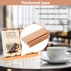 Andchi 4pcs Table Display Stand Acrylic Sign Holders, L-Shape Table