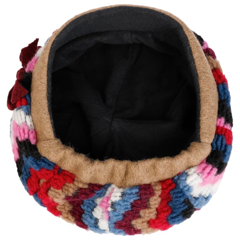 LIERYS Wool Basque with Bow - Multicoloured Hat - Elegant