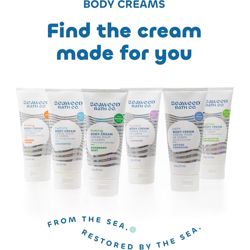 The Seaweed Bath Co. Body Cream, Eucalyptus & Peppermint