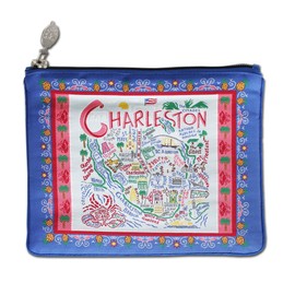 Catstudio Charleston Zipper Pouch Purse | Holds Your Phone, Coins, Pencils, Makeup, Dog Treats, & Tech Tools