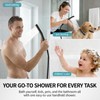 All Metal 10" Rain Showerhead with Handheld Spray Combo, Rainfall