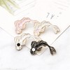 HMOOY 4pcs Koi Fish Brooch, Lovely Fish Shaped Brooch Enamel