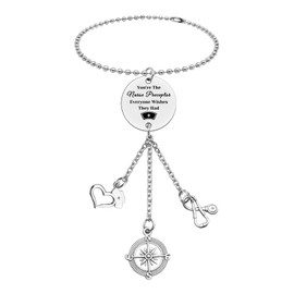 Nurse Preceptor Hanging Ornament Car Rear View Mirror Hanging Accessories for Nurse Preceptor Thank You Gift Nurse Instructor Appreciation Gift Christmas Birthday Nurse Week Day Gift