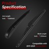 OTUAYAUTO Rear Windshield Wiper Arm Blade Set - Replacement for