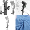 TuxFezug Umbrella Holder Camera Flash Bracket Umbrella Bracket Clip On
