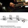 Electric Bass Control Plate Assembly Silver Guitar Musical Instrument Accessories