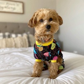 CuteBone Dog Pajamas Jellyfish Dog Apparel Dog Jumpsuit Pet Clothes Pajamas P80S-AU