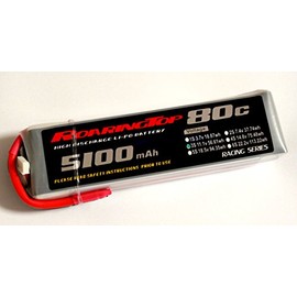 RoaringTop LiPo Battery Pack 80C 5100mAh 3S 11.1V for RC Car Boat Truck Heli Airplane