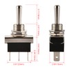 heschen (Hudson) Car Toggle Switch ON/OFF/ON SPDT 3 Pins 3 Positions VDC