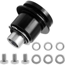 3 Hole Steering Wheel Quick Release Hub Adapter 360° Steering Wheel Quick Release Disconnect Hub Kit W/Bolts and Washer