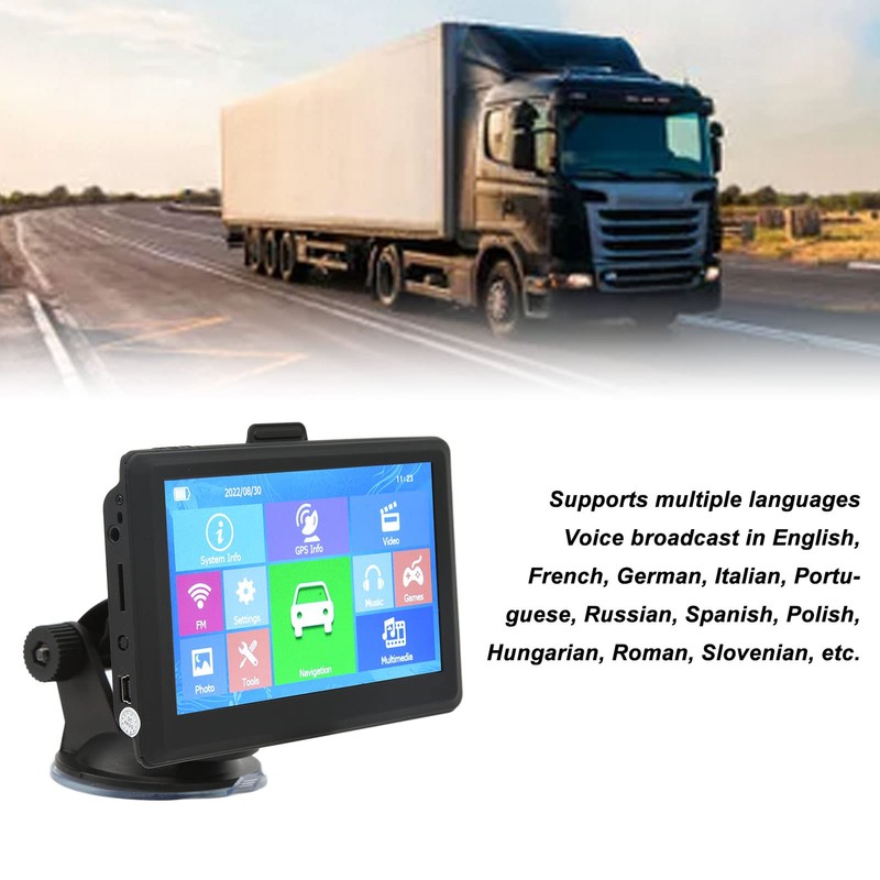 Car GPS Navigator, 5 Inch Touchscreen Car Truck GPS Navigation