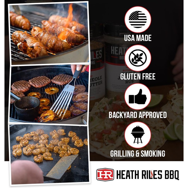 Heath Riles BBQ Rub - Peach Seasoning, Champion Pitmaster Recipe,
