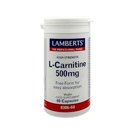 Lamberts L-Carnitine 500mg 60 Capsules