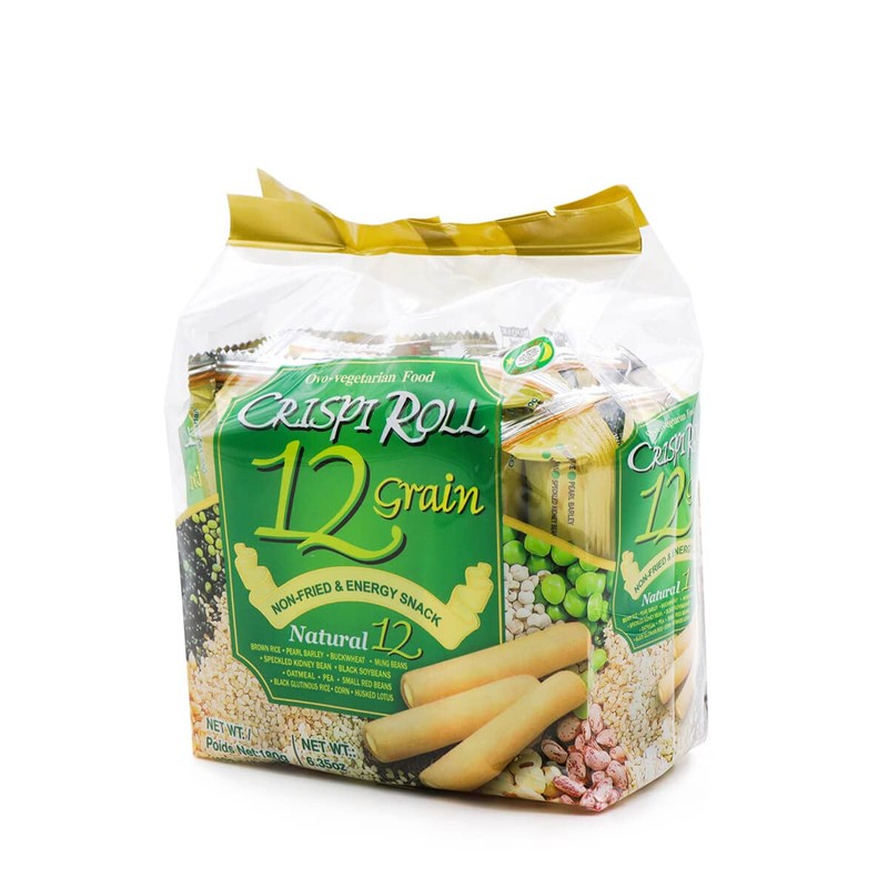 Ovo-Vegetarian 12 Grain Crispi Non-Fried Rolls (18 rolls) 1 Pack